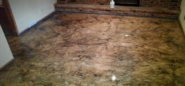 ECS North Ohio Reflector Custom Basement Epoxy Flooring 72